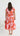 HILDIE Ric Rac Midi Dress - Pink/Red Floral