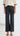 LUCILLE Waxed Wide Leg Pants - Black
