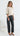 LUCILLE Waxed Wide Leg Pants - Black