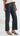 LUCILLE Waxed Wide Leg Pants - Black