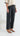 LUCILLE Waxed Wide Leg Pants - Black