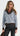EMANI Zippered Knit - Blue/Chocolate