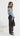LUCILLE Waxed Wide Leg Pants - Black
