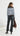 LUCILLE Waxed Wide Leg Pants - Black