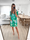 BRAMIS Dress - Green Floral