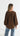 EMME Balloon Sleeve Top - Chocolate