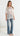 GIA Sequin Lace Tee - Off White/Blue