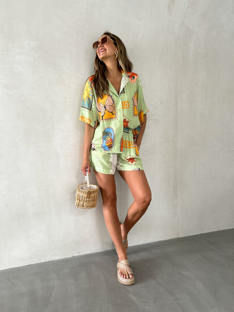 ZIGGY Set - Lime Print