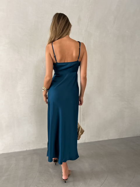 RORY Midi Dress - Teal