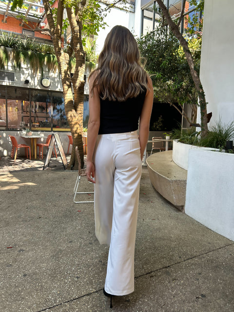 FREYA High Waisted Pants - White