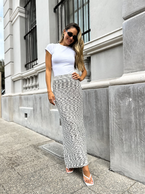 ISLA KNIT Maxi Skirt