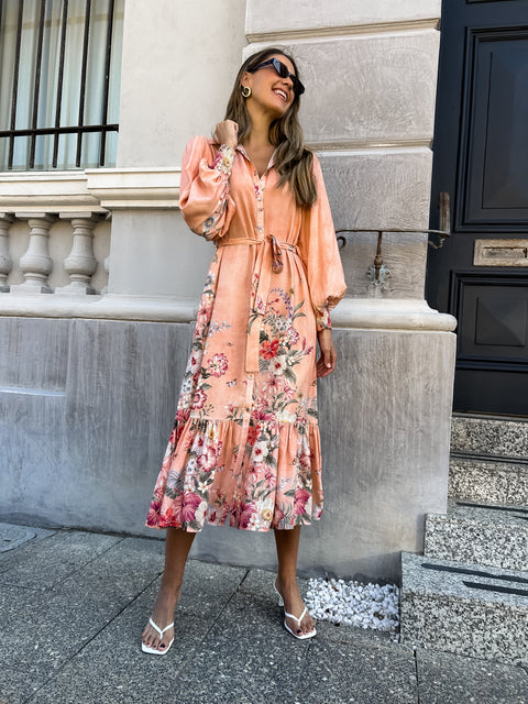 DYLAN Floral Midi Dress