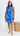 GEORGIE Mini Dress - Blue Floral