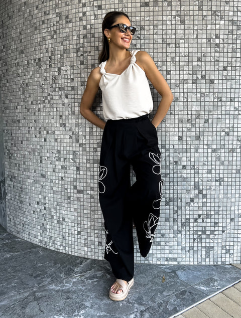 VIVIAN Blouse - Biscuit