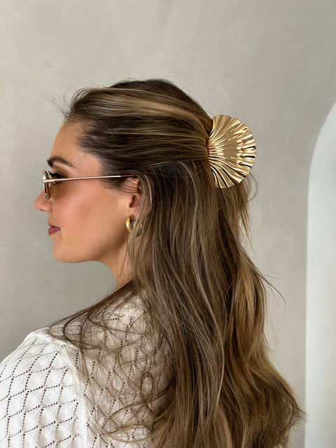 FIGI Shell Claw Clip - Gold