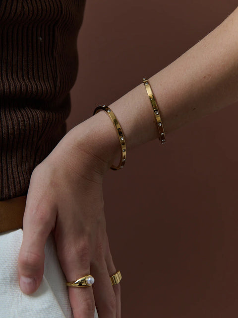 ELIO Gold Plated Bangle