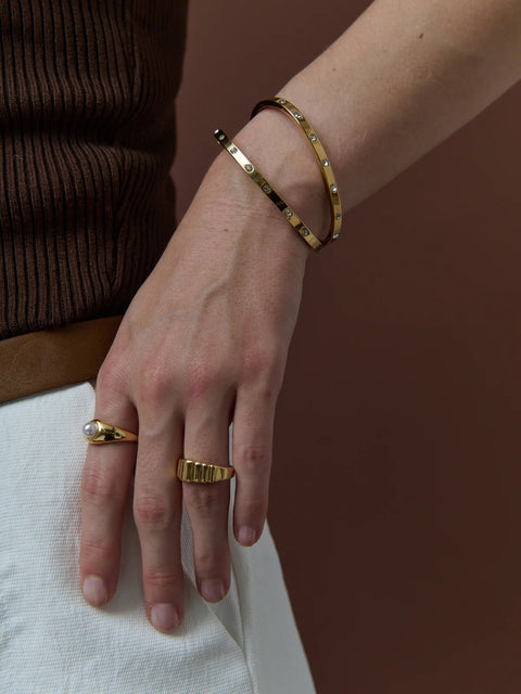 ELIO Gold Plated Bangle