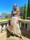 RHEA Crochet Skirt- Off White