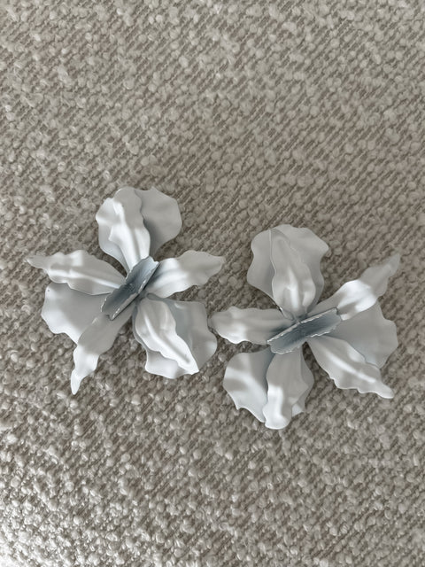 COCO Floral Earrings - White