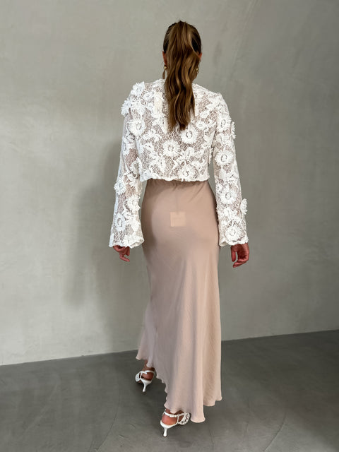 CHLOE Crochet Top - Off White