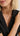 TYRA Sterling Silver Plated Necklace - Silver/Black