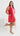 HOPE Scalloped Mini Dress - Pink/Red