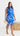 GEORGIE Mini Dress - Blue Floral