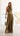 ISAIAH Pleat Maxi Dress - Metallic Gold