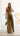 ISAIAH Pleat Maxi Dress - Metallic Gold