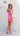 TYLER Linen Mini Dress - Pink/Orange - Out With Audrey
