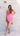 TYLER Linen Mini Dress - Pink/Orange - Out With Audrey