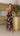 EVER Mesh Maxi Dress - Choc/White Polka - Out With Audrey