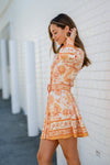 ZARA Belted Dress - Vintage Marigold
