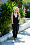 DARCY Pocketed Jumpsuit - Black
