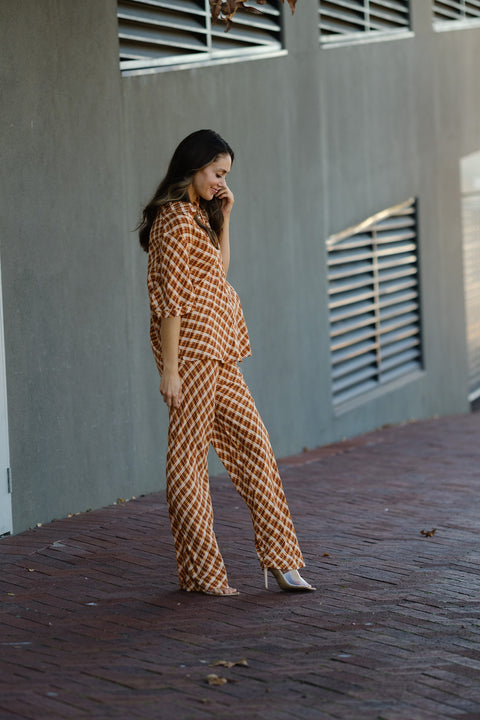 BLAKE Loose Fit Pant - Geo Print