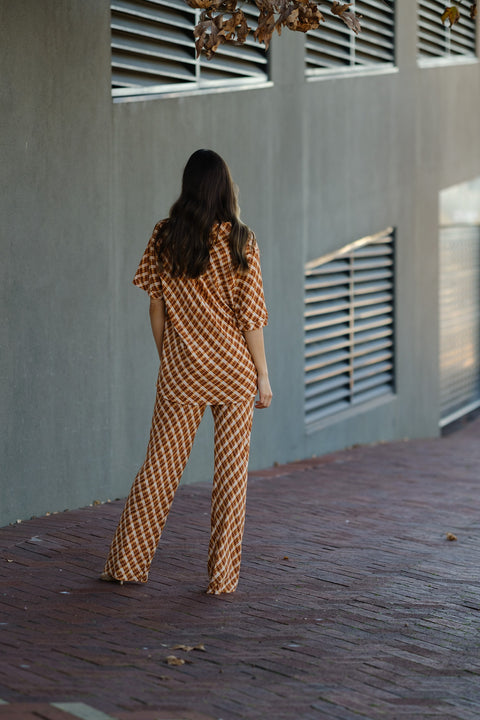 BLAKE Loose Fit Pant - Geo Print