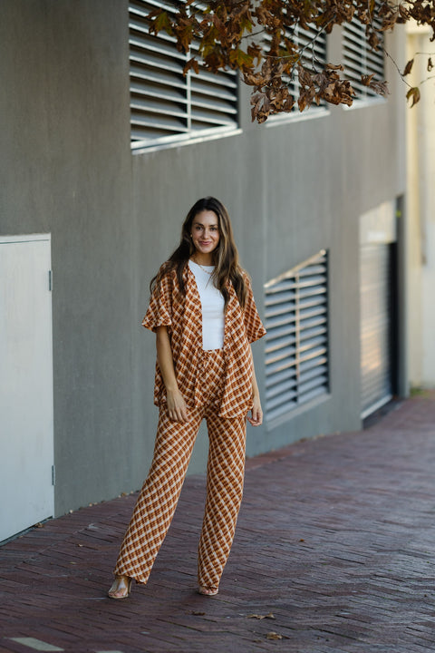 BLAKE Loose Fit Pant - Geo Print