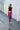 BELLE Metallic Pant - Fuchsia