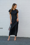BRAXTON Midi Dress - Black