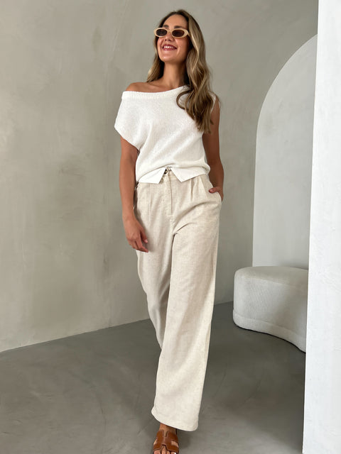AVERLEY Knit Top - Off White
