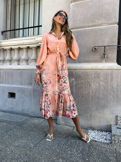 DYLAN Floral Midi Dress