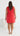 HOPE Scalloped Mini Dress - Pink/Red