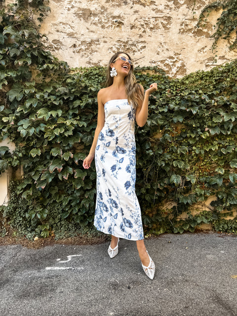 BROOKLYN Floral Midi Dress