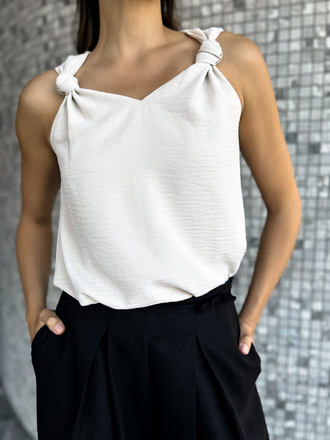 VIVIAN Blouse - Biscuit