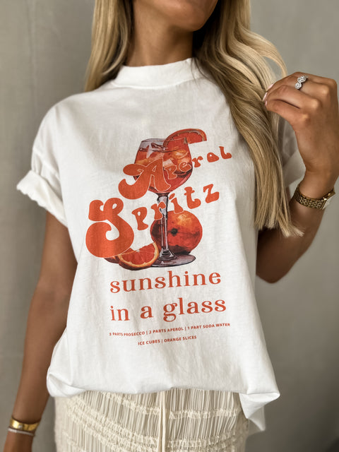 APEROL Oversize Tee - White