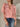 JAYLA Floral Applique Blouse - Dusty Pink