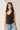 FOX Draped Neck Top - Black