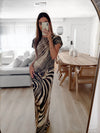REIGN Maxi Dress - Zebra