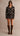 Alma Knit Jumper - Chocolate Polka