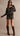 Alma Knit Jumper - Chocolate Polka